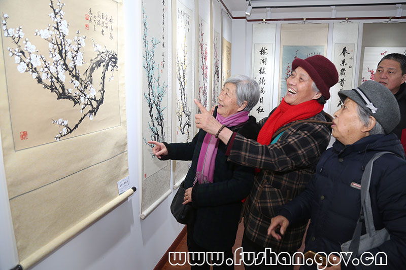 “梅花大师”段鸿义从艺六十年书画展开展(图4)